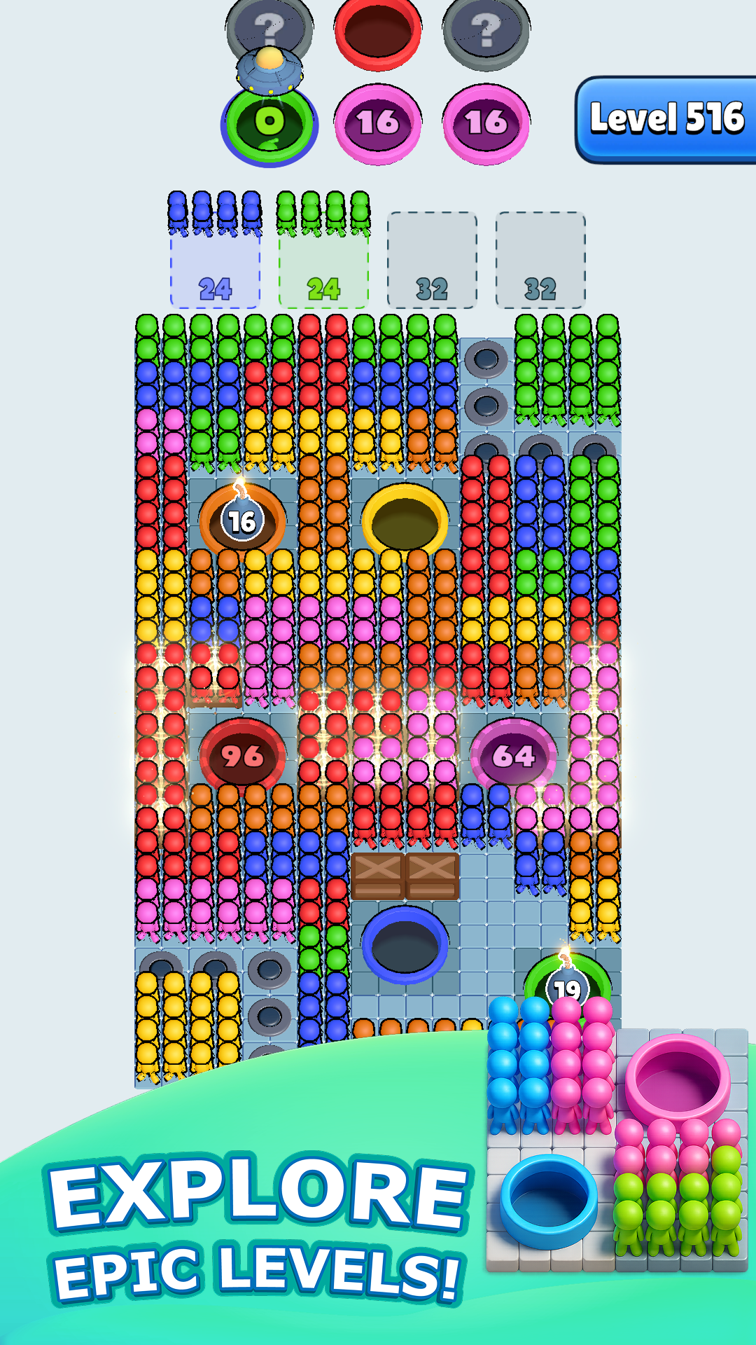 Hole People Level 516