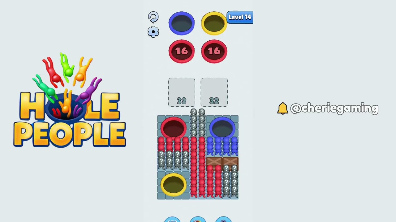Hole People Level 14: Hole People Level 14 Solution Walkthrough