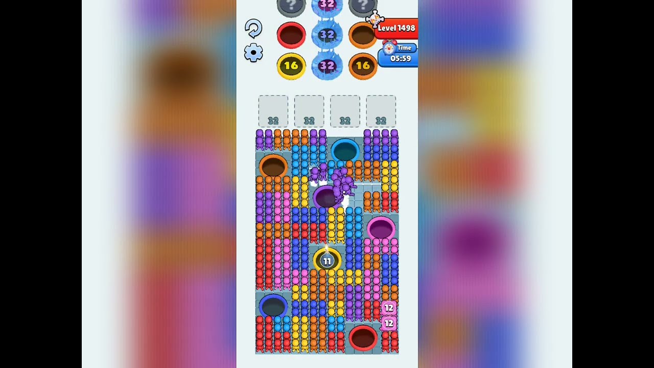 Hole People Level 1498: Hole People Level 1498 Very Hard Solution Walkthrough