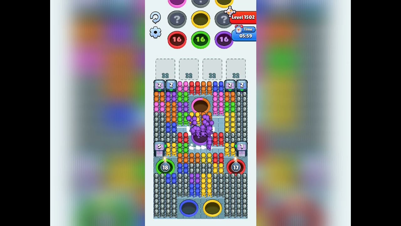 Hole People Level 1502: Hole People Level 1502 Very Hard Solution Walkthrough