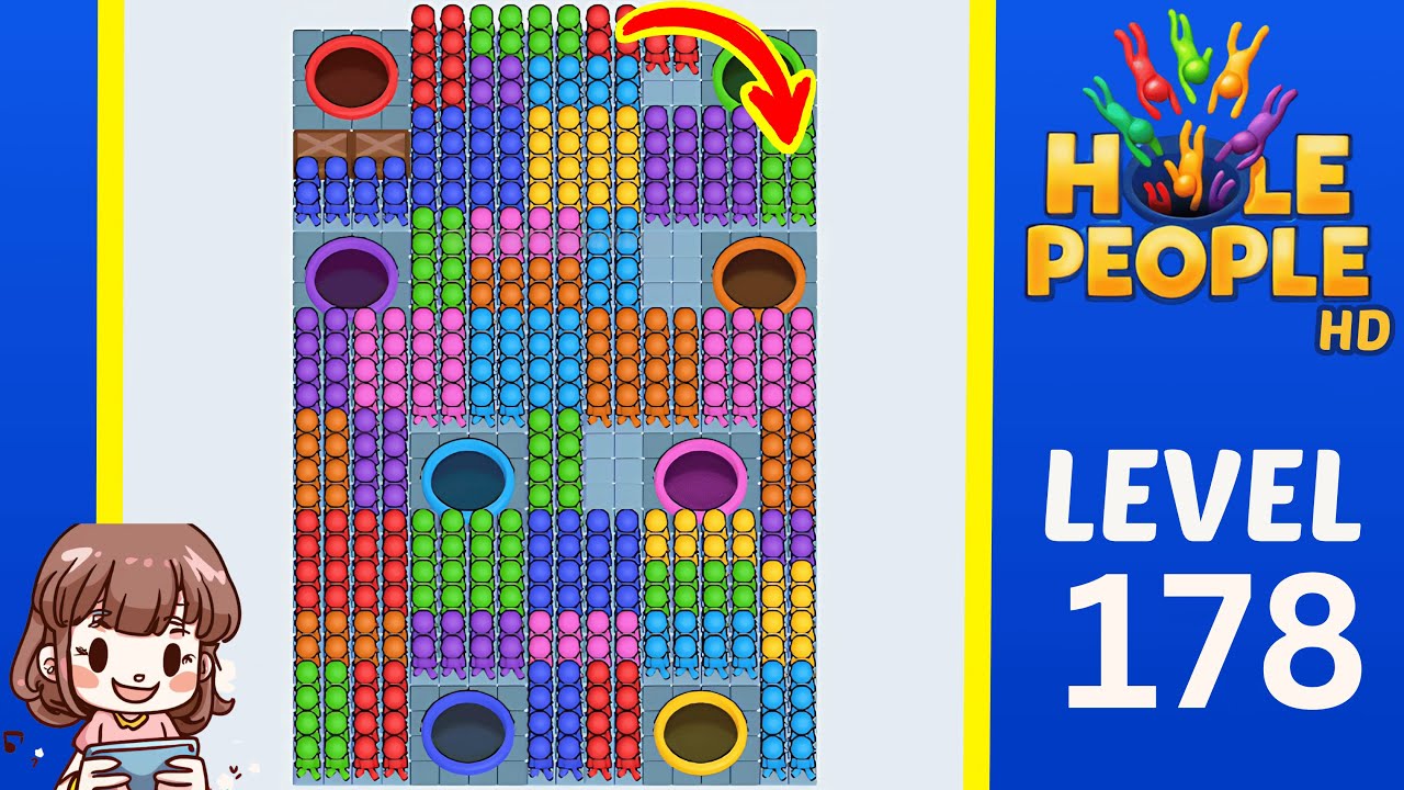 Hole People Level 178: Hole People Level 178 Solution Walkthrough