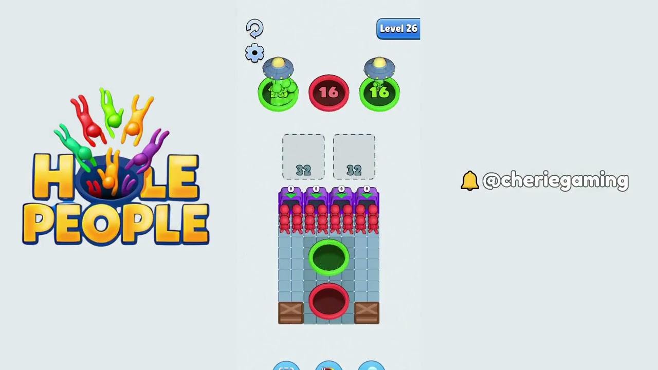 Hole People Level 26: Hole People Level 26 Solution Walkthrough