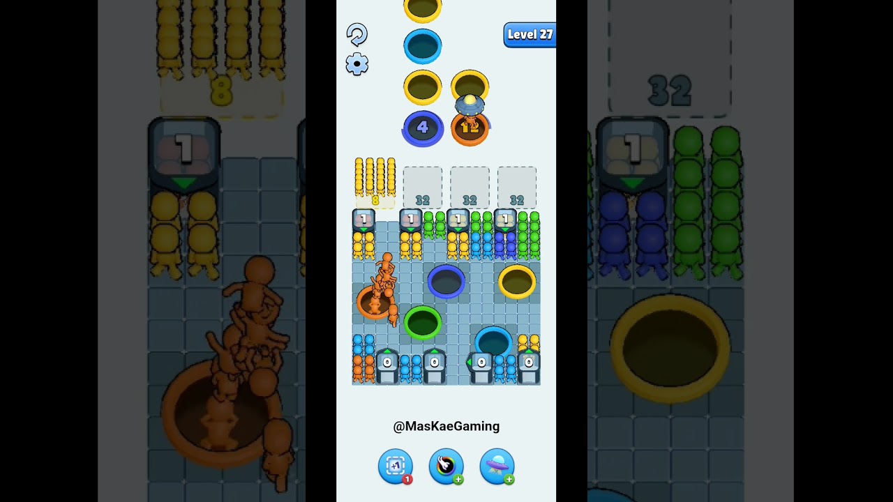 Hole People Level 27: Hole People Level 27 Solution Walkthrough